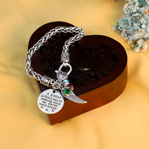 A sister is a god's way Antique Silver Bracelet