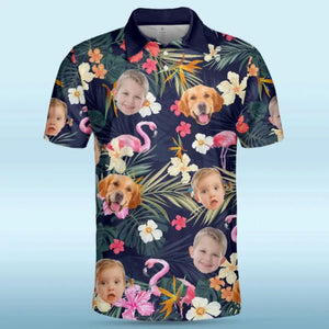 Custom Photo Dad, You’ve Always Been The Coolest - Family Personalized All Over Print Polo Shirt