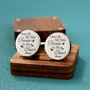 personalized Memorial cufflinks-Remembrance Gift