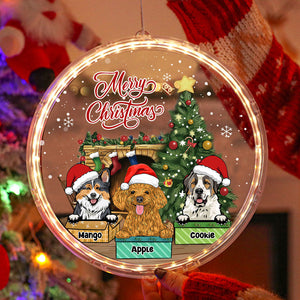 Personalized Led Acrylic Ornament Christmas Gift For Pet Lovers