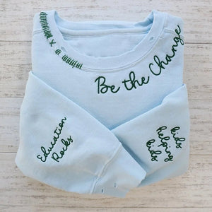 Personalized Beautiful Sign Embroidery Sweatshirt