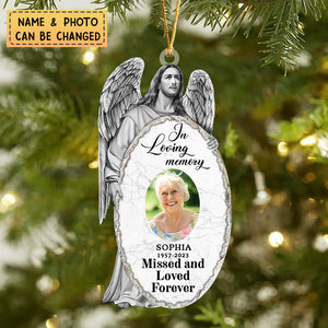 Personalized Jesus Christ Memorial Acrylic Ornament