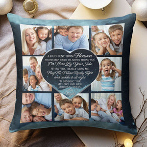 A Hug Sent From Heaven - Personalized Photo Pillow