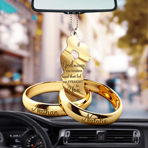 Couple Gift Couple Rings Personalized Ornament