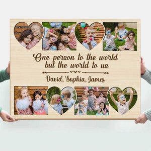 Personalized Grandparents Grandkids Make Life Grand Canvas Print