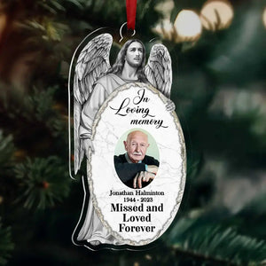 Personalized Jesus Christ Memorial Acrylic Ornament