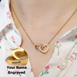 Personalized Engraved Necklace & Eternal Rose Box