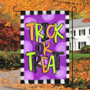 Halloween Garden Flag Trick or treat