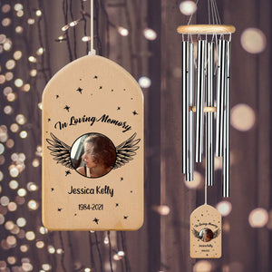 In Loving Memory Custom Photo Memorial Wind Chime