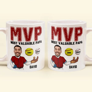 Most Valuable Papa - Personalized Mug