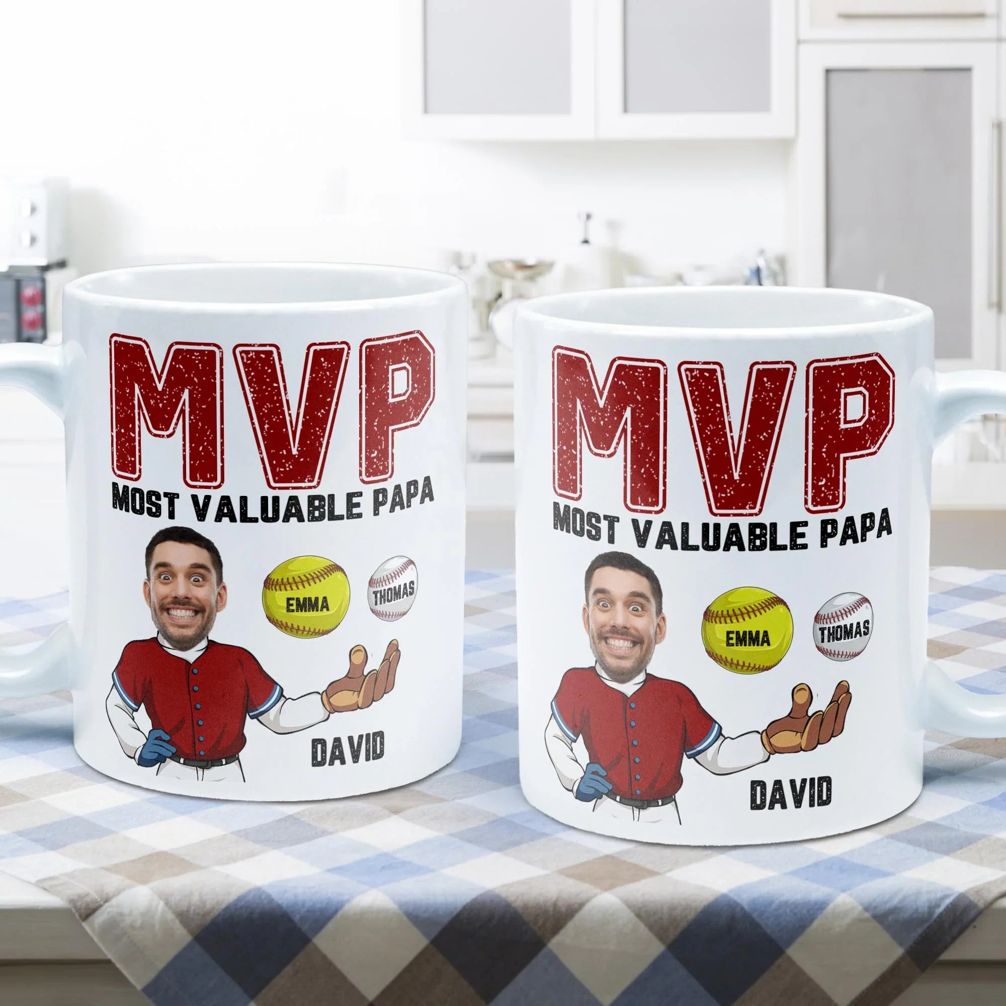 Most Valuable Papa - Personalized Mug