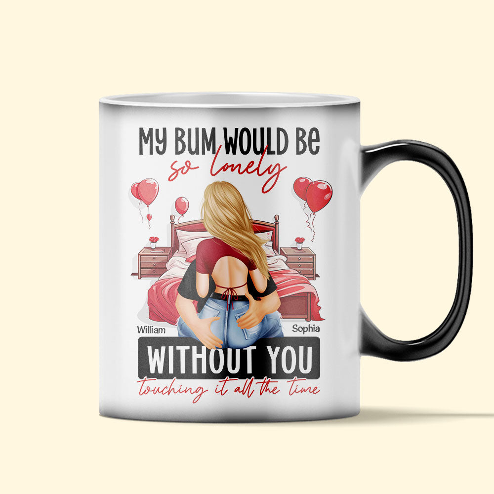 Personalized Couple So Lonely Without You Color Changing Mug