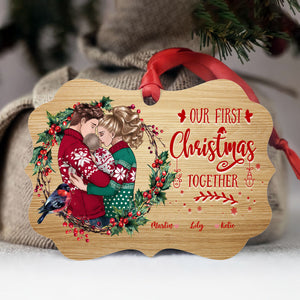 Family Christmas - Our First Christmas Together 2023- Personalized Ornament