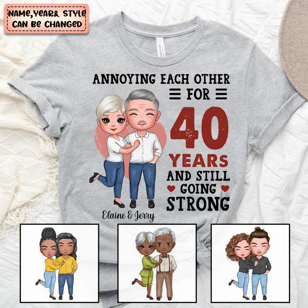 Personalized Couple Annoying Each Other T-Shirt