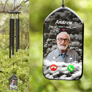 The Call I Wish I Could Take Personalized Memorial Wind Chimes