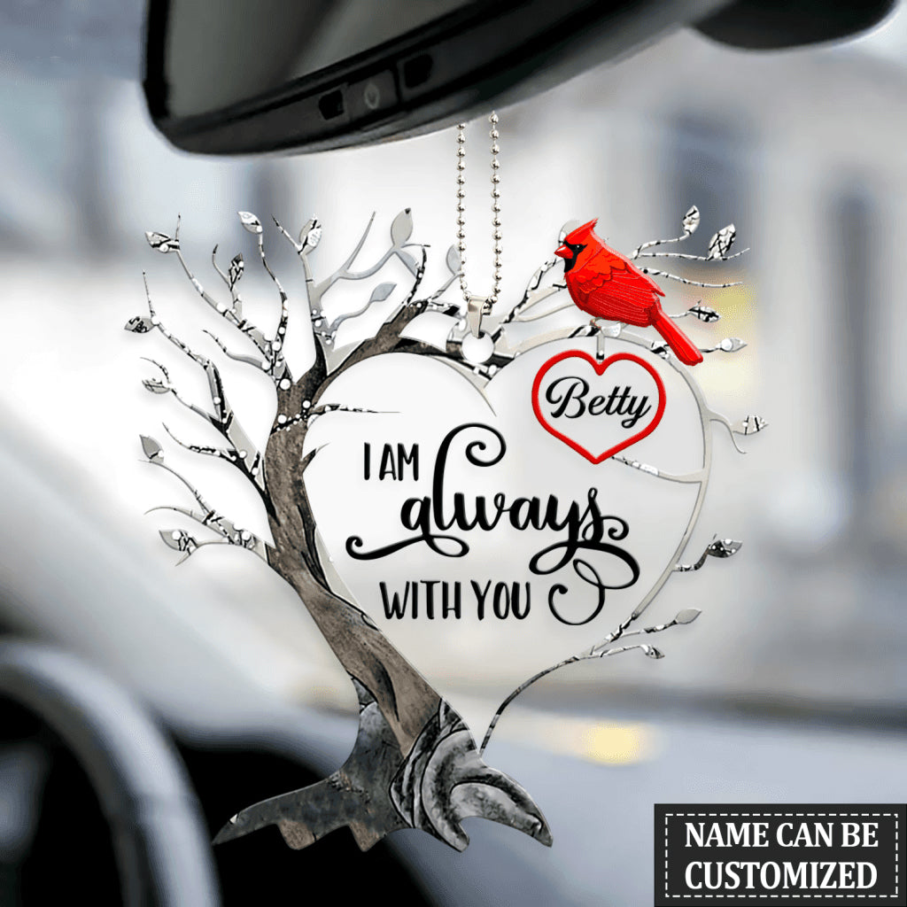 Cardinal Memorial Tree Personalized Ornament