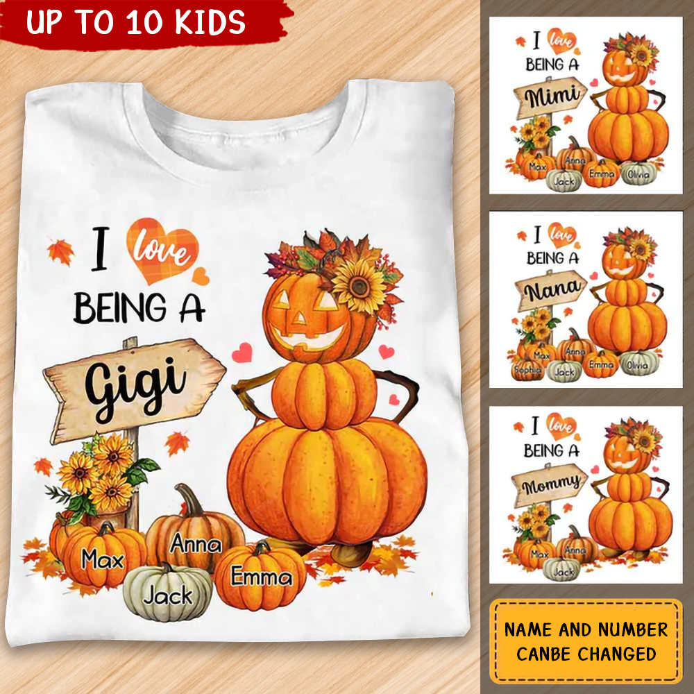 Fall Grandma Pumpkin Shirt