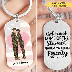 Personalized Engraved Stainless Steel Keychain Emergency Couple, Nurse and firefighter, Nurse and Cop, Army Wife, Police Couple, First responder Couple, Fireman and nurse