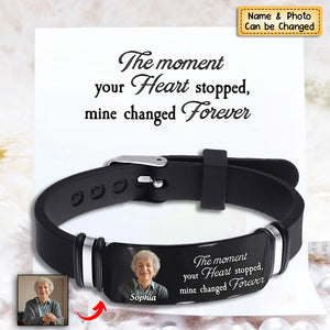 Custom Photo I'm Always With You - Memorial Gift For Family, Friend - Personalized Engraved Bracelet