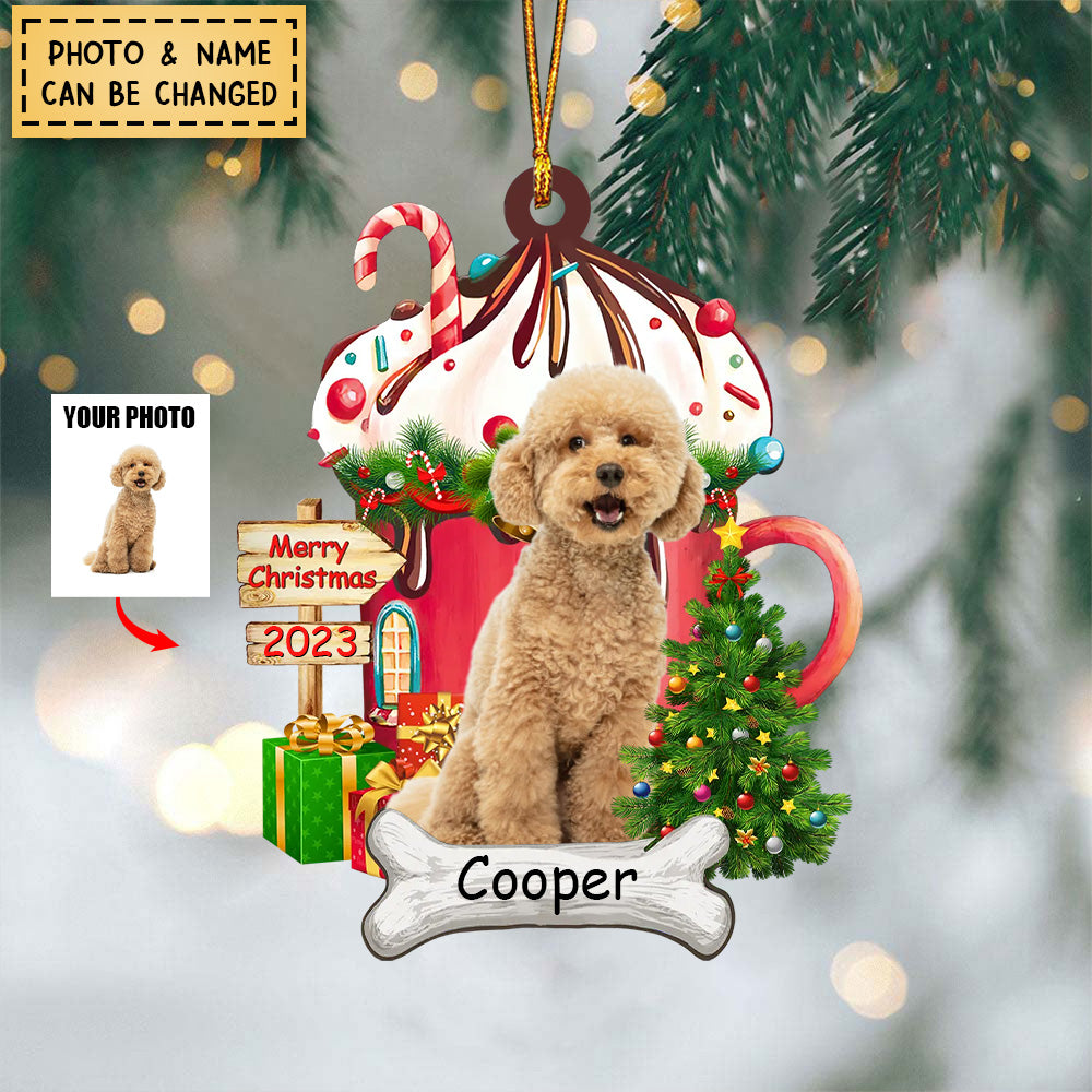 Pet Christmas Personalized Acrylic Ornament, Gift For Pet Lovers