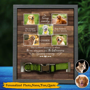 Personalized Memorial Pet Loss Frame - Memorial Gift For Dog/ Cat Lover - In Loving Memory