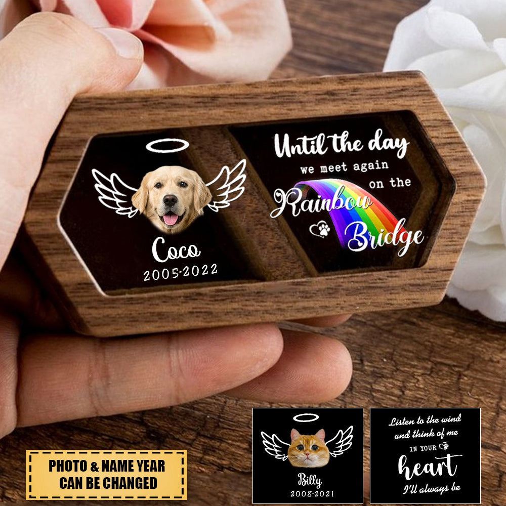 Personalized Custom Photo Memorial Pet Fur Acrylic Keepsake