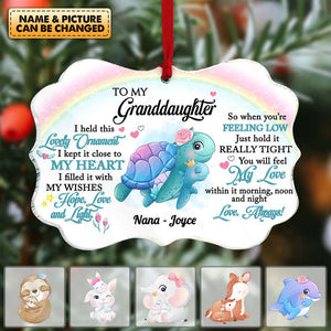 I Held This Lovely Gift For Grandkids Personalized Ornament