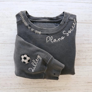 Personalized Beautiful Sign Embroidery Sweatshirt