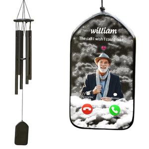 The Call I Wish I Could Take Personalized Memorial Wind Chimes