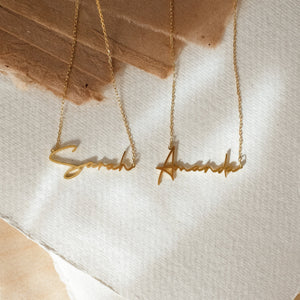 Custom Name Necklace Minimalist Name Necklace