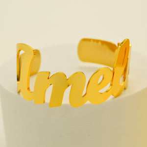 Personalized Adjustable Name Bangle