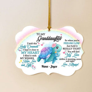 I Held This Lovely Gift For Grandkids Personalized Ornament