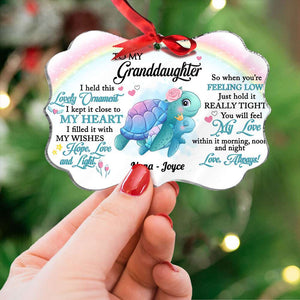 I Held This Lovely Gift For Grandkids Personalized Ornament