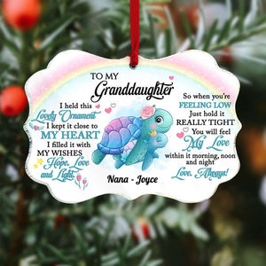 I Held This Lovely Gift For Grandkids Personalized Ornament