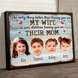 Wife Gift For Mother’s Day Personalized Gift For Wife Canvas Print