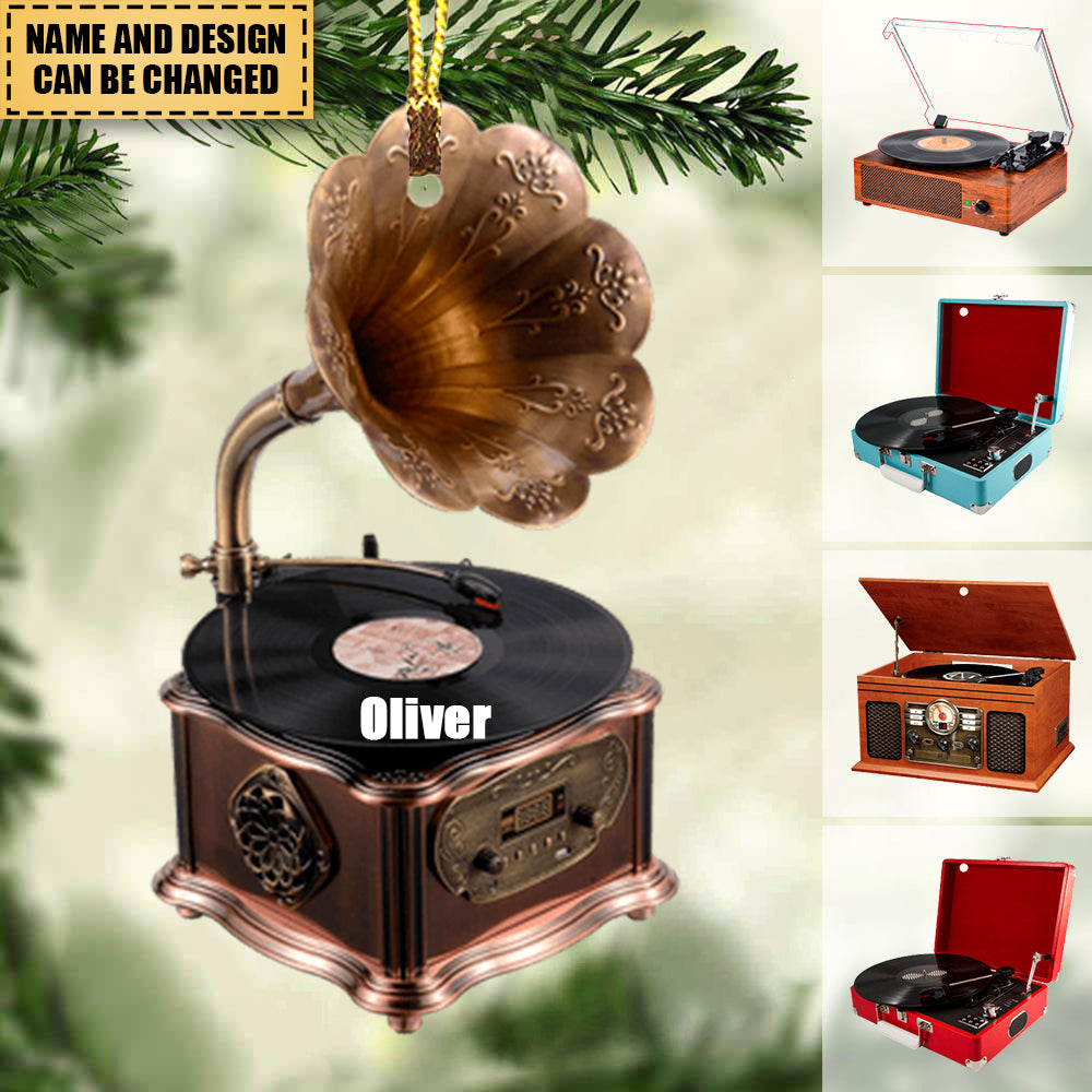 Vinyl Record Collection, Personalized Ornament, Christmas Gift For Vinyl Lovers