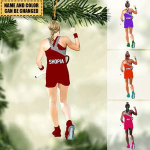 Personalized Tennis Player Winning Christmas Ornament-Great Gift Idea For Tennis Lovers