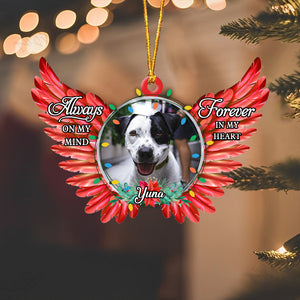 You Left, But Still In My Heart,personalized Ornament, Memorial Gift For Mate&pets,custom Photo