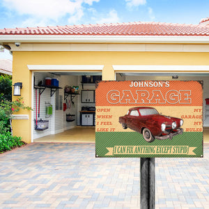 I Can Fix Anything Gift for Male - Auto Mechanic Garage Sign - Personalized Custom Classic Metal Signs