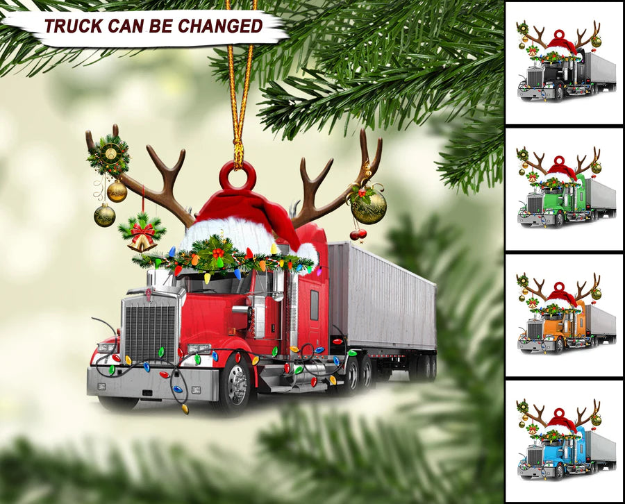 Truck Driver Trucker Fire ice road Truckers Gift' Sticker