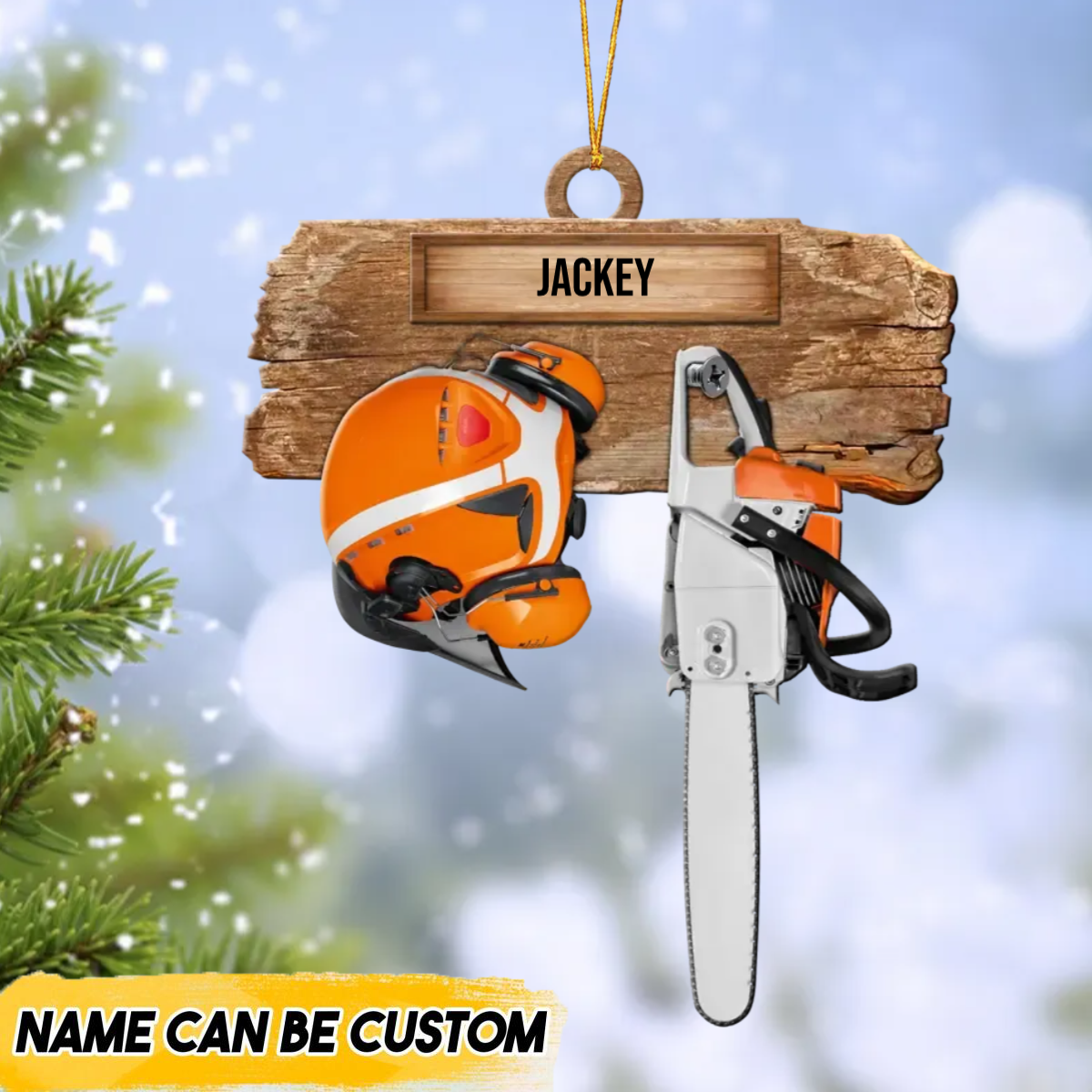 PERSONALIZED ARBORIST ORNAMENT