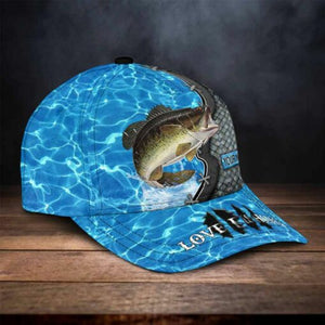 Fishing Water Fish Skin Pattern Personalized Cap