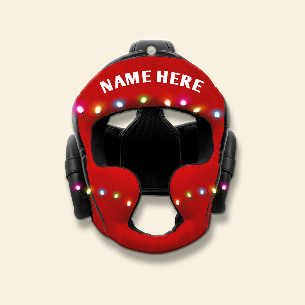 Wrestling Helmet - Personalized Acrylic- Personalized Christmas Ornament